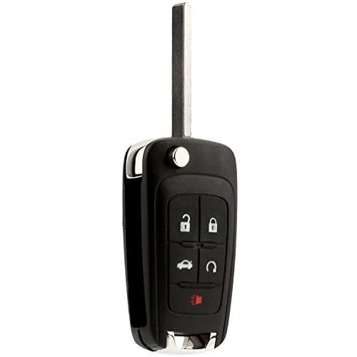 Key Fob fits 2010-2017 Buick Allure Encore Lacrosse Regal Verano/Chevy Camaro Cruze Equinox Impala Malibu Sonic/GMC Terrain Keyless Entry Remote Flip 2010 2011 2012 2013 2014 2015 2016 2017