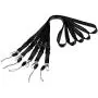 5 Pack of Neck Lanyards with Diamond Shield Retail Package - Detachable Buckle, Enhanced Model Hook and Quick Release Tether - Ideal for ID Badges, Keys, Cell Phones, USB Sticks, Whistles