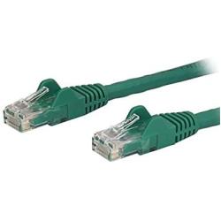 StarTech.com 1ft CAT6 Ethernet Cable - Green CAT 6 Gigabit Ethernet Wire -650MHz 100W PoE RJ45 UTP Network/Patch Cord Snagless w/Strain Relief Fluke Tested/Wiring is UL Certified/TIA (N6PATCH1GN)