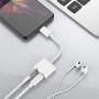 (Apple MFi Certified) Headphone Splitter Lightning to 3.5mm Jack Adapter 2 in 1 Charger Accessories Cables & Audio Connector Earphone Splitter Adaptor Compatible for iPhone Xs/XR/ 8/8 P/X / 7& All iOS