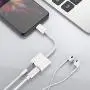 (Apple MFi Certified) Headphone Splitter Lightning to 3.5mm Jack Adapter 2 in 1 Charger Accessories Cables & Audio Connector Earphone Splitter Adaptor Compatible for iPhone Xs/XR/ 8/8 P/X / 7& All iOS