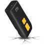 NuScan 3500TB - Portable Commercial 2D Wireless Barcode Scanner with Detachable Magnetic Cable, Antimicrobial, CCD Sensor, with Bluetooth for POS, Smartphones, and Tablets