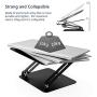 Laptop Stand, EPN Laptop Riser with Heat-Vent to Elevate Laptop, Adjustable Desktop Holder Compatible for MacBook Pro/Air, Surface Laptop, Dell XPS, HP, Samsung and Other 11-17 Inch Notebook