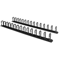 StarTech.com Vertical 0U Server Rack Cable Management w/D-Ring Hooks - 40U Network Rack Cord Manager Panels - 2X 3ft Wire Organizers (CMVER40UD)