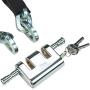 VULCAN Premium Case-Hardened Security Chain and Lock Kit - 5/16 Inch x 9 Foot Chain Cannot Be Cut with Bolt Cutters Or Hand Tools