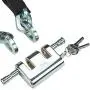 VULCAN Premium Case-Hardened Security Chain and Lock Kit - 5/16 Inch x 9 Foot Chain Cannot Be Cut with Bolt Cutters Or Hand Tools