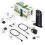 Plugable USB 3.0 Universal Laptop Docking Station Dual Monitor for Windows and Mac (Dual Video: HDMI and DVI/VGA/HDMI, Gigabit Ethernet, Audio, 6 USB Ports)