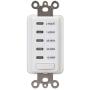 Intermatic EI235W 15/30/45/60/120 Minute SPST 1800-Watt Electronic in-Wall Countdown Timer, White