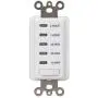Intermatic EI235W 15/30/45/60/120 Minute SPST 1800-Watt Electronic in-Wall Countdown Timer, White