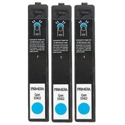Primera 53422 High Yield Cyan Ink Cartridge 3-Pack for LX900