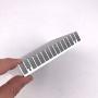 Awxlumv Aluminum Heatsink 100 x 100 x 18mm / 3.94 x 3.94x 0.71 Inch Heat Sinks Radiator for Circuit Board and Transistor Semiconductor Devices with 16 pcs fins - Sliver