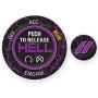 ToolEpic for Dodge Ram 1500 Challenger Charger Durango Accessories 2015-2021 - Engine Start Stop Button Overlay Plum Crazy Purple Sticker - Push to Release Hell Badge Unique Style - Perfect for Decals
