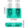KUFUNG 100PCS 30Amp Car Fuses, Standard Automotive Fuses Assortment, Auto Blade Fuse for Car, Truck, Boat, Marine, RV, SUV, Trike, Vehicles Audio Reset System (30A)