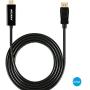 DisplayPort to HDMI 6 Feet Gold-Plated Cable, Avacon Display Port to HDMI Adapter Male to Male Black