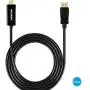 DisplayPort to HDMI 6 Feet Gold-Plated Cable, Avacon Display Port to HDMI Adapter Male to Male Black
