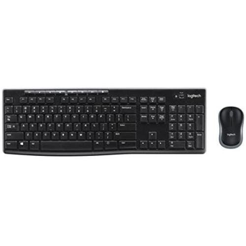 Logitech MK270 Wireless Keyboard and Mouse Combo - Keyboard and Mouse Included, Long Battery Life