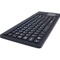 SolidTek Keyboard with Touchpad - Industrial IP68 Waterproof Rugged Silicone KBIKB107