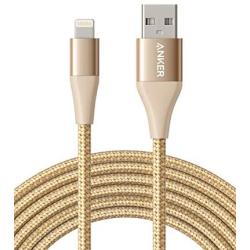 Anker iPhone Charger Cable 10 foot, PowerLine+ II Lightning Cable, (10 ft MFi Certified) Extra Long iPhone Charging Cord Compatible with iPhone SE 11 Pro Max Xs MAX XR X 8 7 6S, iPad 8 and More (Gold)