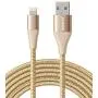 Anker iPhone Charger Cable 10 foot, PowerLine+ II Lightning Cable, (10 ft MFi Certified) Extra Long iPhone Charging Cord Compatible with iPhone SE 11 Pro Max Xs MAX XR X 8 7 6S, iPad 8 and More (Gold)