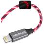 iPhone Charger, AOLIPLUS 6FT LED Lightning Cable [Apple MFi Certified ] USB Charging/Sync Lightning Cord Compatible with iPhone SE 11 11 Pro 11 Pro Max Xs MAX XR X 8 7 6S 6 5, iPad and More - Red
