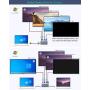 USB C Docking Station, UtechSmart 18in1 Quadruple Display Laptop Universal Docking Station for MacBook Pro & Windows,Thunderbolt 3 Dock with SSD Enclosure 3HDMI VGA 100WPD 5USB-A SD/TF Slot 3.5mm RJ45