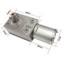 Bringsmart 12V 23rpm DC Worm Gear Motor 8kg.cm Low Speed Mini Turbine Worm Reducer Electric Motor Self-locking for Toys (JGY-370 12V 23rpm)