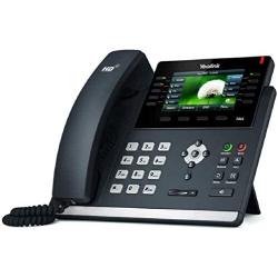 Yealink SIP-T46S IP Phone, 16 Lines. 4.3-Inch Color Display. Dual-Port Gigabit Ethernet, 802.3af PoE, Power Adapter Not Included