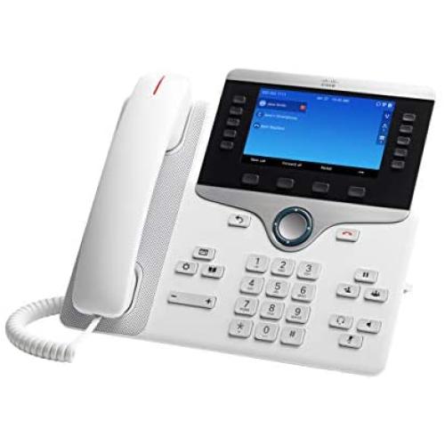 Cisco IP Business Phone 8861, 5-inch WVGA Color Display, Gigabit Ethernet Switch, Class 4 PoE, WLAN Enabled, 2 USB Ports, 10 SIP Registrations, 1-Year Limited Hardware Warranty (CP-8861-K9=)