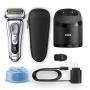 Braun Electric Razor for Men, Series 9 9370cc Electric Shaver With Precision Trimmer, Rechargeable, Wet & Dry Foil Shaver, Clean & Charge Station & Travel Case