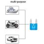 100 Pack Auto Fuses 15 AMP APM/ATM 32V Mini Blade Style Fuses 15A Short Circuit Protection Car Fuse