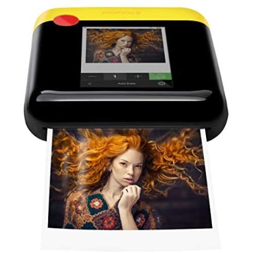 Polaroid WiFi Wireless 3x4 Portable Mobile Photo Printer (Yellow) with LCD Touch Screen, Compatible w/ iOS & Android