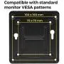 HumanCentric VESA Mounting Kit Compatible with Intel NUC | VESA Adapter Bracket to Attach NUC Mini PC Computer to The Back of a Monitor
