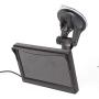 Yasoca 5 Inch TFT LCD Car Color Rear View Monitor Screen for Parking Rear View Backup Camera with 2 Optional Bracket(Suckers Mount and Normal Adhesive Stand)