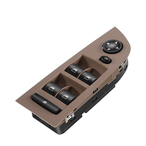 A-Premium Power Window Switch Replacement for BMW E90 E91 328i 328xi 330i 330xi 335d 335i 335xi M3 Front Left(Without Power Folding Mirrors)