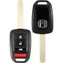 REPROTECTING Silicone Rubber Key Fob Cover Compatible with 2013-2021 Honda Accord CR-V Civic Crosstour Fit HR-V MLBHLIK6-1T MLBHLIK6-1TA