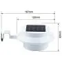 4 Pack Deal - FALOVE Outdoor Solar Gutter LED Lights - White Sun Power Smart Solar Gutter Night Utility Security Light