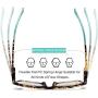 LianSan Womens Progressive Multifocal Blue Light Blocking Reading Glasses Computer Readers with Spring Hinge for Women