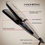 Magnifeko Tourmaline Ceramic Ionic Flat Iron Hair Straightener Dual Voltage with Digital led Display