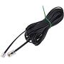 URBEST 10M RJ11 6P4C to RJ45 8P8C Black Telephone Plug Connector Cable (10M)