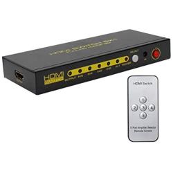 5 Port HDMI Switch, Support Full HD 1080P / 3D (Five in One Output)