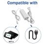 Gamepad Charger for Wii U, AC Power Adapter Supply Charger for Nintendo Wii U Gamepad Remote Controller