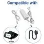 Gamepad Charger for Wii U, AC Power Adapter Supply Charger for Nintendo Wii U Gamepad Remote Controller