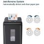 WOLVERINE 15-Sheet Super Micro Cut High Security Level P-5 Heavy Duty Paper/CD/Card Shredder for Home Office, Ultra Quiet by Manganese-Steel Cutter and 8 Gallons Pullout Waste Bin SD9520 (Black ETL).
