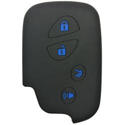 Coolbestda Silicone Key Fob Cover Remote Skin Case Protector Jacket for Lexus RX350 ES350 IS250 GX460 LX570 IS350 GS430 GS300 GS450h is-C is-F HYQ14AEM HYQ14ACX