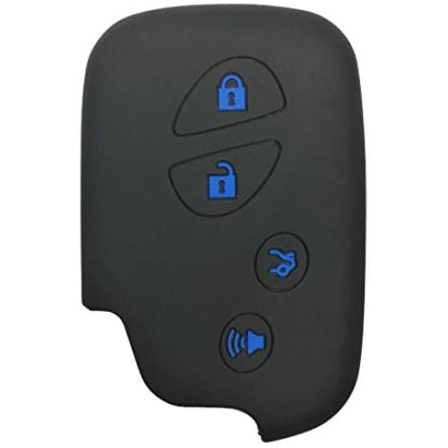 Coolbestda Silicone Key Fob Cover Remote Skin Case Protector Jacket for Lexus RX350 ES350 IS250 GX460 LX570 IS350 GS430 GS300 GS450h is-C is-F HYQ14AEM HYQ14ACX