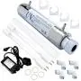 boeray 6W 0.5 GPM Whole House Water Clean System with 2 pcs Lamp,1 pcs Quartz Sleeve 1 pcs Electronic Ballast