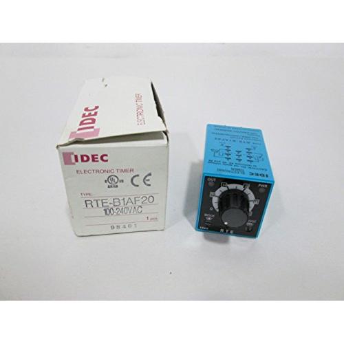 NEW IDEC RTE-B1AF20 RELAY 0-1MIN ELECTRONIC TIMER 100-240V-AC D316308