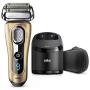 Braun 9299cc Series 9 Mens Electric Beard Trimmer with Blade, Cleaning Station and Travel Case Gold Edition