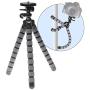 GoPro HERO 7 Silver Waterproof Digital Action Camera + Sandisk Extreme 32GB MicroSDHC Memory Card + Medium Case + Flexible Tripod + Head & Chest Strap + Monopod + Floating Handle + Wrist Strap + Clamp