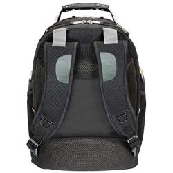 Targus Drifter II Backpack Design for Business Professional Commuter with Large Compartments, Durable Water Resistant, Hidden Zip Pocket, Protective Sleeve fits 16-Inch Laptop, Black/Gray (TSB238US)